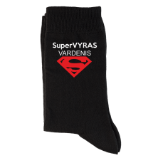 Vardinės kojinės "Super Vyras"