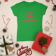Marškinėliai "Kalėdinis briedžio ornamentas"