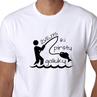 Žvejys iki pirštų galiukų