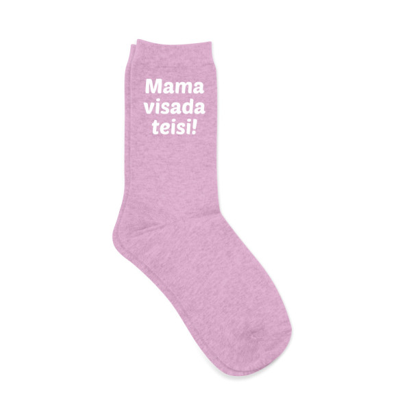 Kojinės "Mama visada teisi"