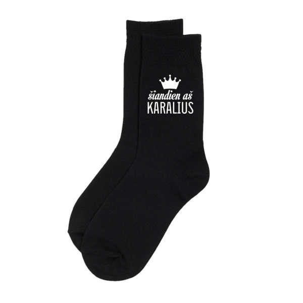 Kojinės "Šiandien aš karalius" Kojinės "Šiandien aš karalius"