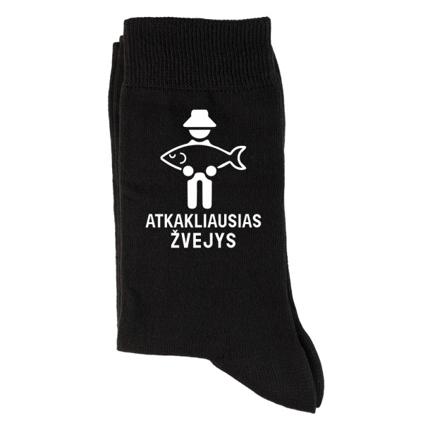 Kojinės "Atkakliausias žvejys" Kojinės "Atkakliausias žvejys"