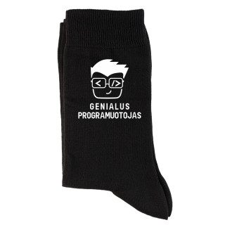 Kojinės "Genialus programuotojas"
