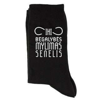 Kojinės "Iki begalybės mylimas SENELIS"
