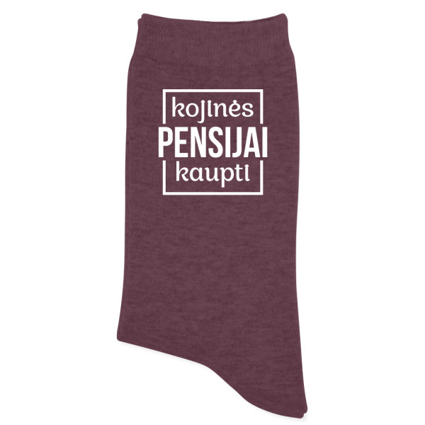 Kojinės pensijai kaupti (mot.)