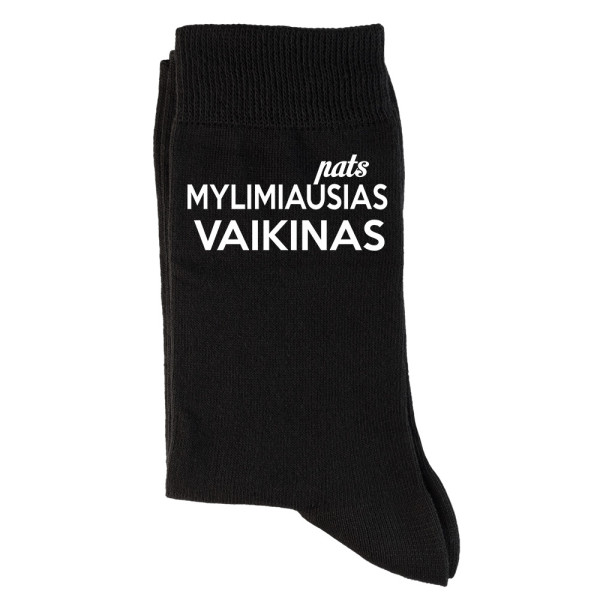 Kojinės "Pats mylimiausias VAIKINAS" Kojinės "Pats mylimiausias VAIKINAS"