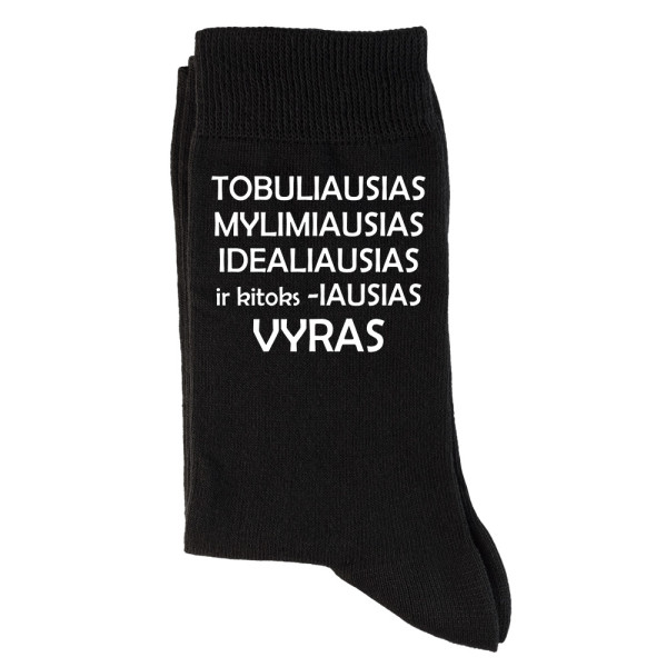 Kojinės "Tobuliausias vyras" Kojinės "Tobuliausias vyras"