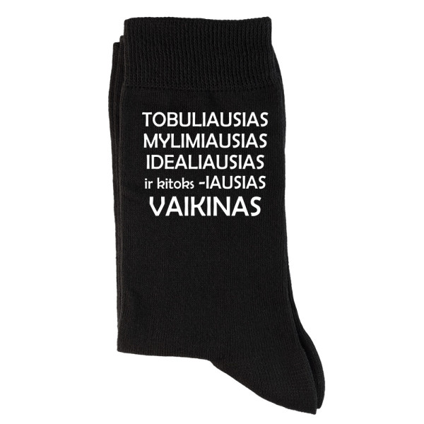 Kojinės "Tobuliausias vaikinas" Kojinės "Tobuliausias vaikinas"