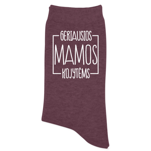 Kojinės "Geriausios mamos kojytėms"