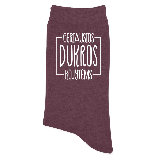 Kojinės "Geriausios dukros kojytėms"