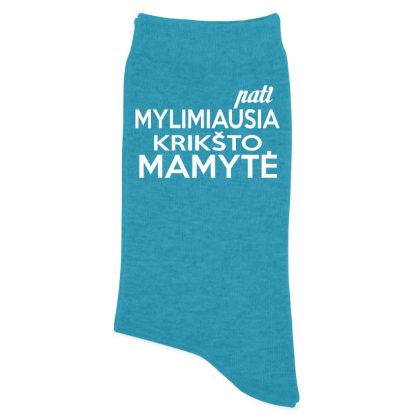 Kojinės "pati mylimiausia Krikšto Mamytė"