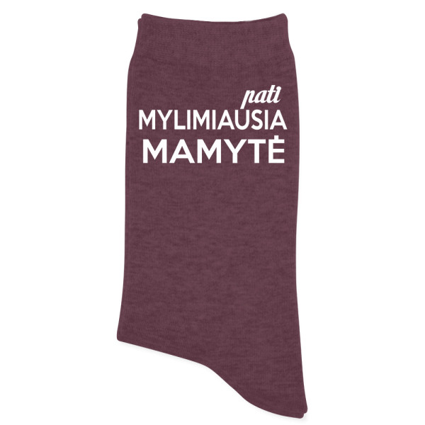 Kojinės "Pati mylimiausia Mamytė"