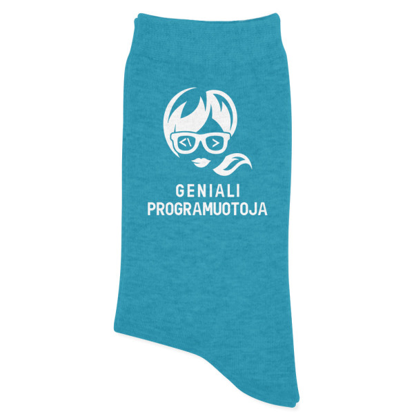 Kojinės "Geniali programuotoja"