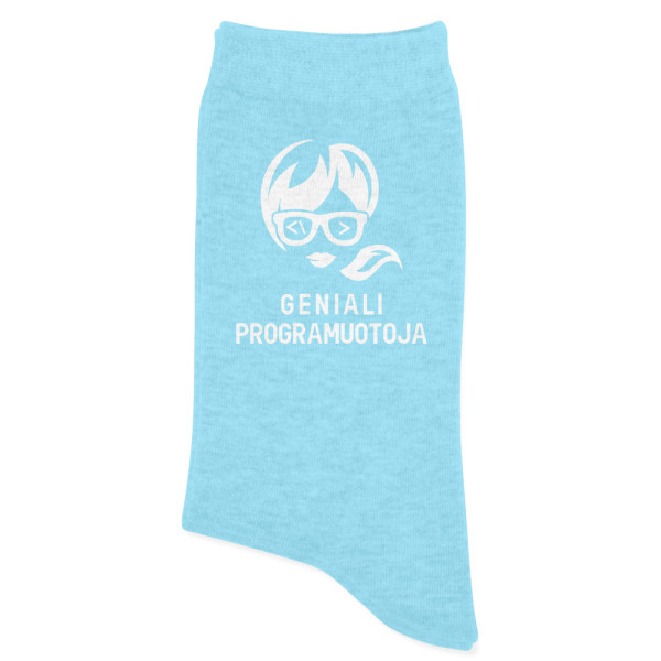 Kojinės "Geniali programuotoja"