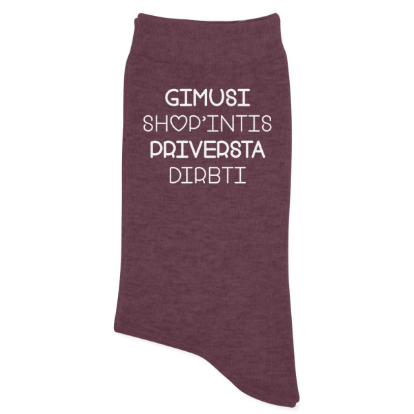 Kojinės "Gimusi shopintis"