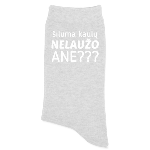 Kojinės "Šiluma kaulų nelaužo"