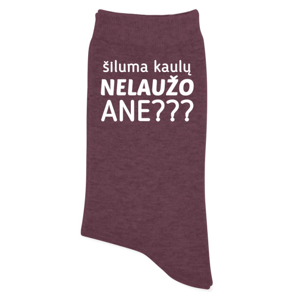 Kojinės "Šiluma kaulų nelaužo"