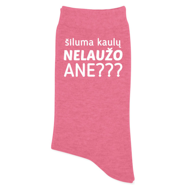 Kojinės "Šiluma kaulų nelaužo"