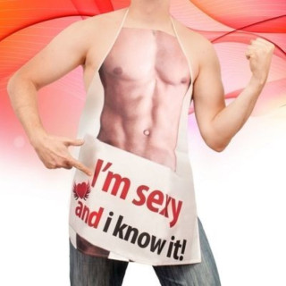 Prijuostė "I'm sexy and i know it"