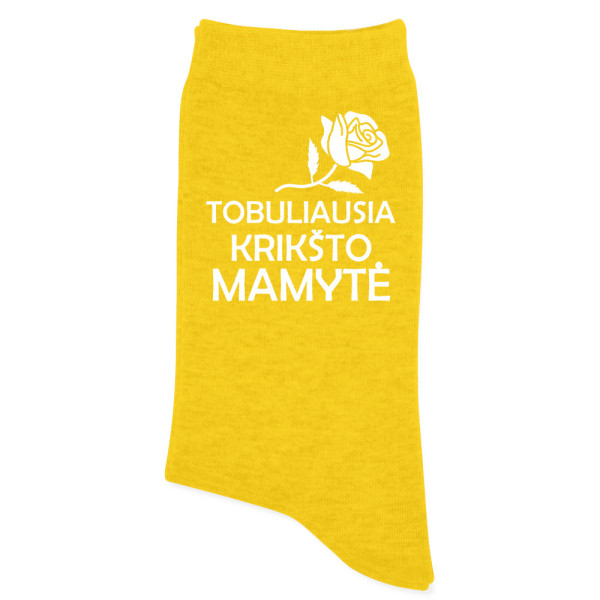 Kojinės "Tobuliausia Krikšto mamytė"