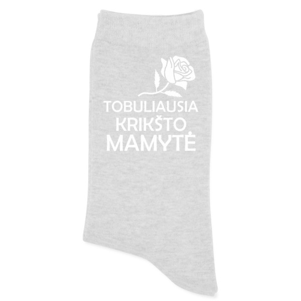Kojinės "Tobuliausia Krikšto mamytė"