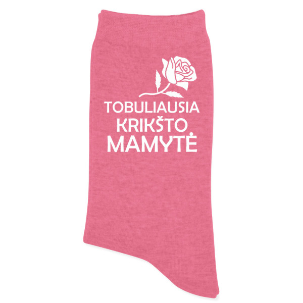 Kojinės "Tobuliausia Krikšto mamytė"