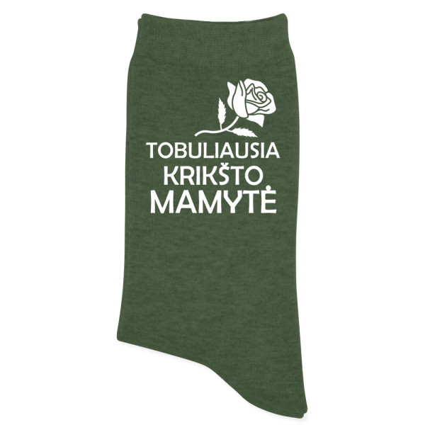 Kojinės "Tobuliausia Krikšto mamytė"