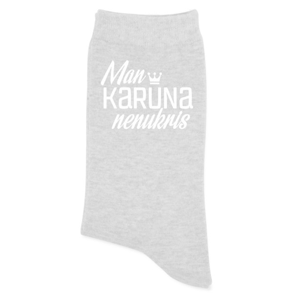 Kojinės "Man Karūna nenukris"