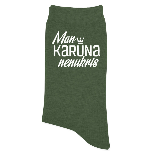 Kojinės "Man Karūna nenukris"
