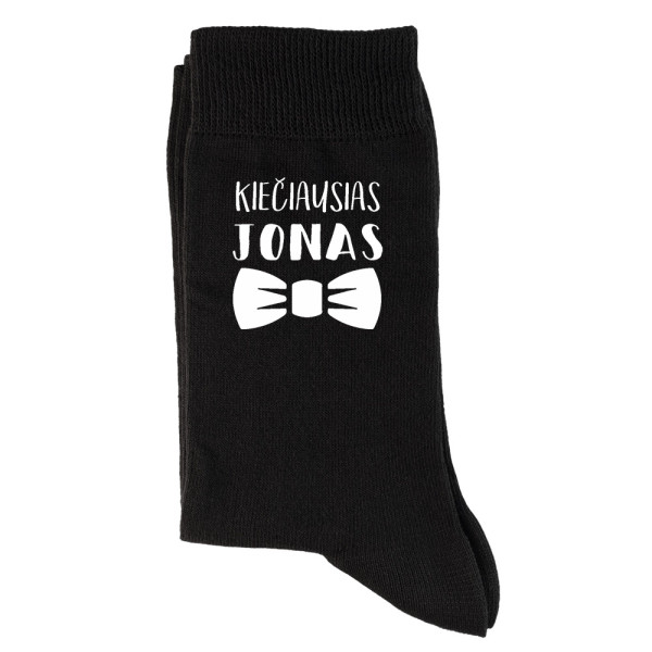 Kojinės "Kiečiausias Jonas" (su varlyte) Kojinės "Kiečiausias Jonas" (su varlyte)