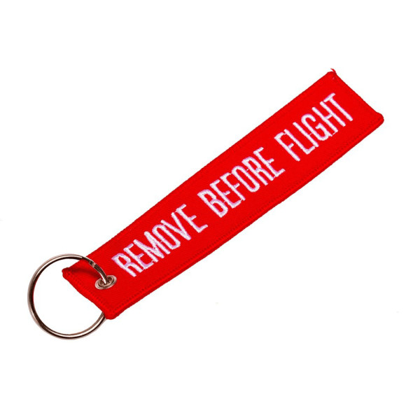 Raktų pakabukas "Remove before flight" Raktų pakabukas "Remove before flight"
