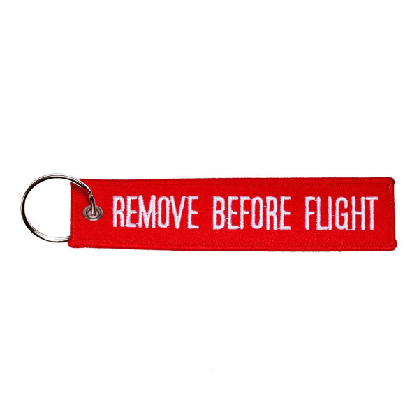Raktų pakabukas "Remove before flight" Raktų pakabukas "Remove before flight"