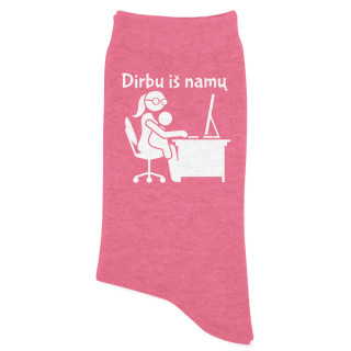 Kojinės "Dirbu iš namų" (mot.)