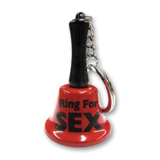 Varpelis - raktų pakabukas "Ring for sex"