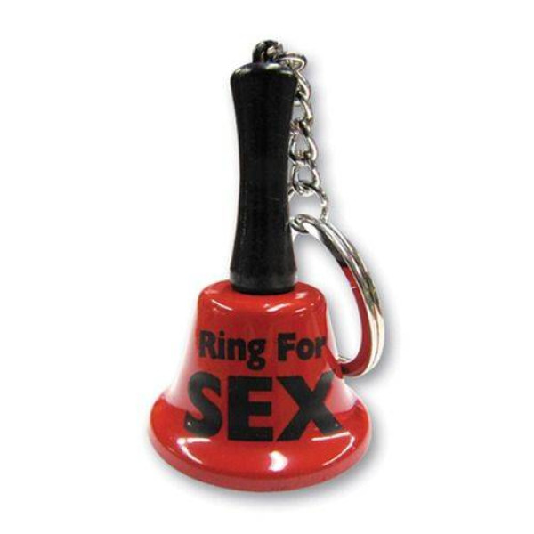 Varpelis - raktų pakabukas "Ring for sex" Varpelis - raktų pakabukas "Ring for sex"