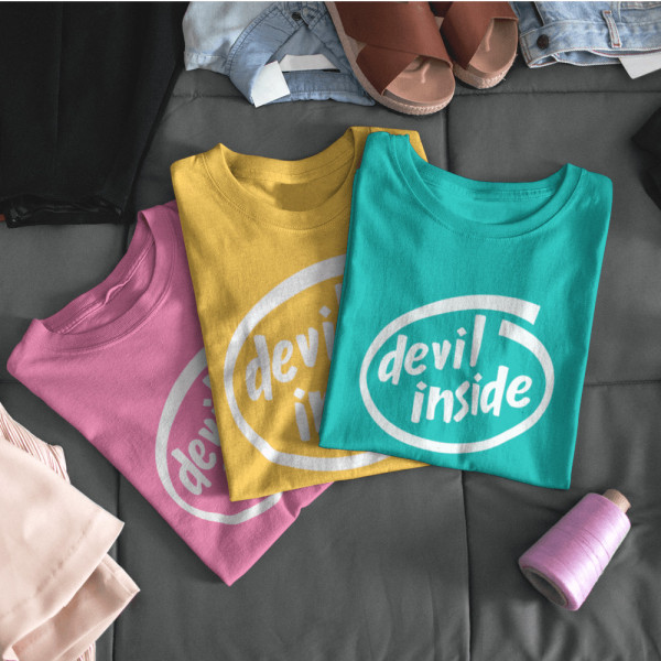 Marškinėliai "Devil inside"