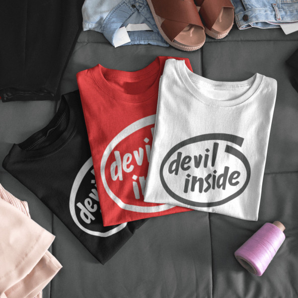 Marškinėliai "Devil inside"