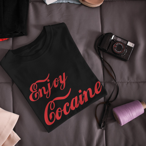 Marškinėliai "Enjoy cocaine"