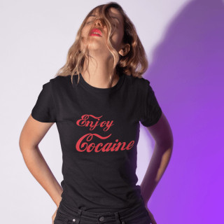 Marškinėliai "Enjoy cocaine"