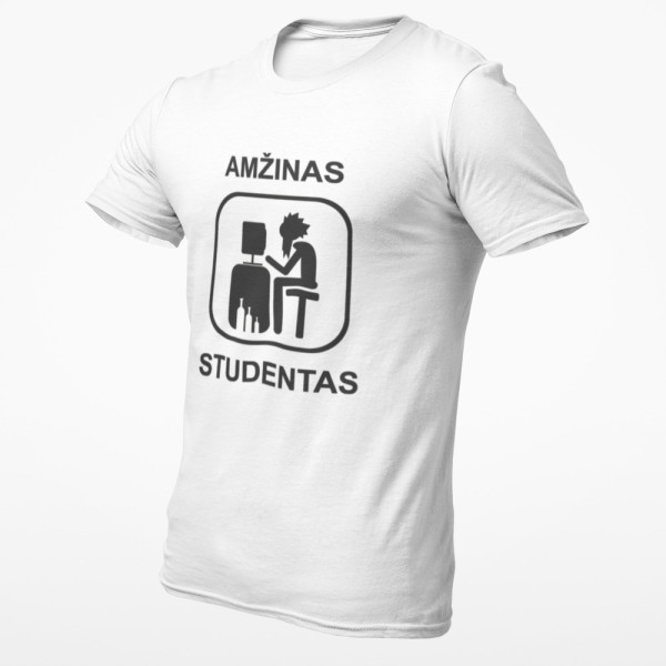 Marškinėliai "Amžinas studentas"