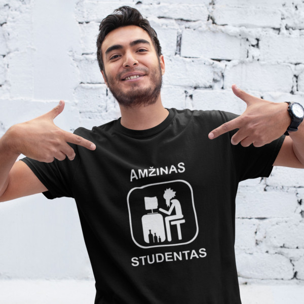 Marškinėliai "Amžinas studentas"
