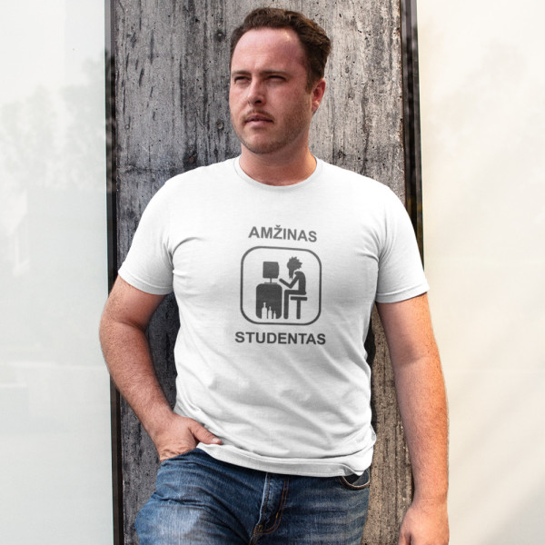 Marškinėliai "Amžinas studentas"