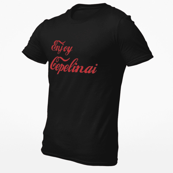 Marškinėliai "Enjoy cepelinai" Marškinėliai "Enjoy cepelinai"