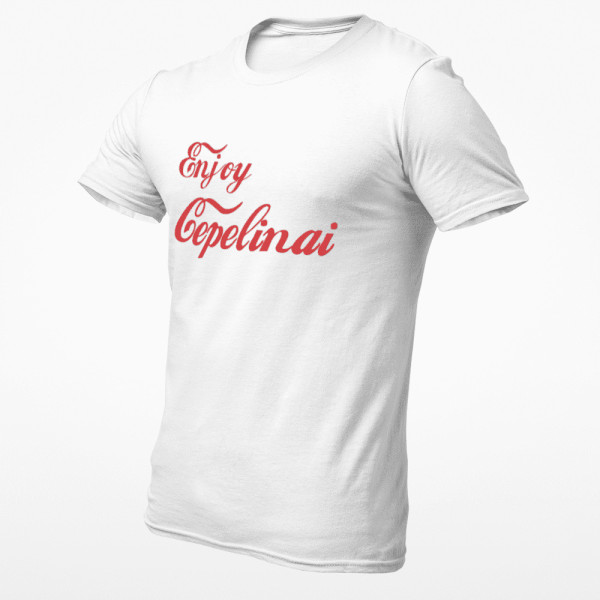 Marškinėliai "Enjoy cepelinai" Marškinėliai "Enjoy cepelinai"