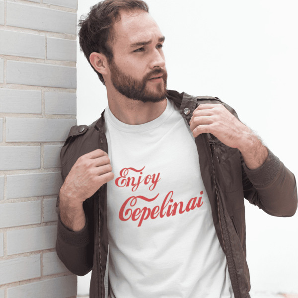 Marškinėliai "Enjoy cepelinai" Marškinėliai "Enjoy cepelinai"