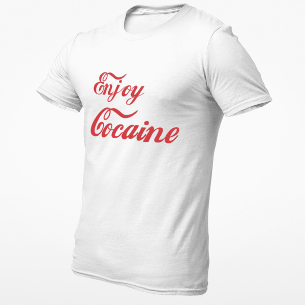 Marškinėliai "Enjoy cocaine" Marškinėliai "Enjoy cocaine"