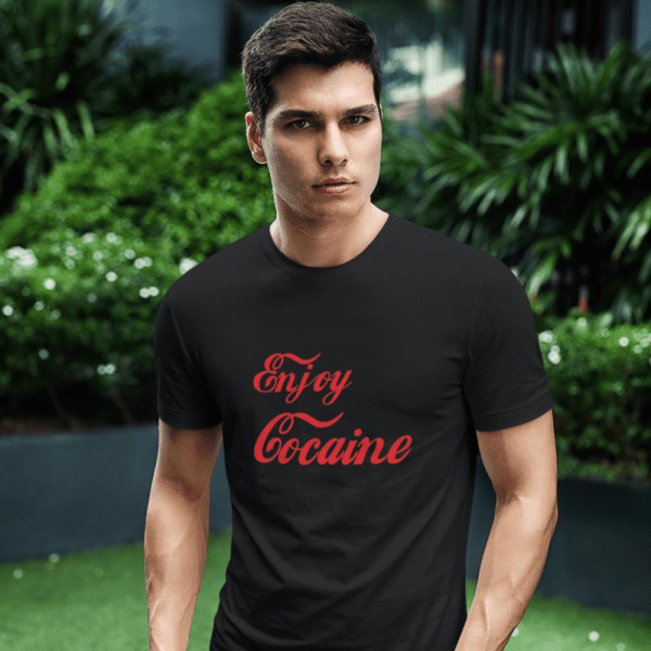 Marškinėliai "Enjoy cocaine" Marškinėliai "Enjoy cocaine"
