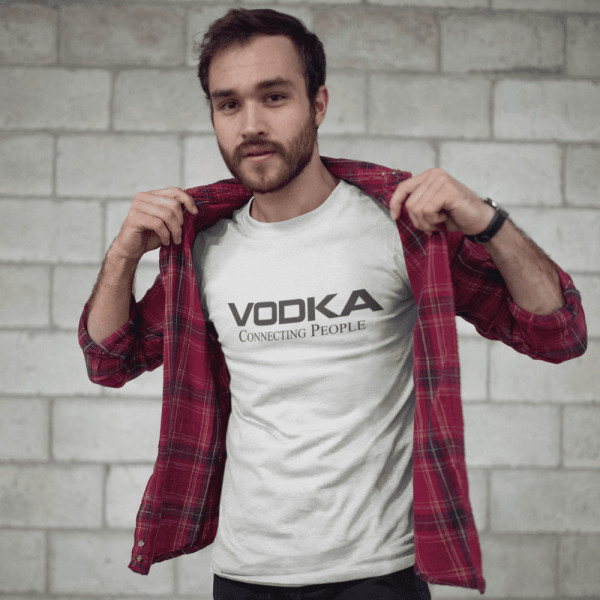 Marškinėliai "Vodka conectin people"