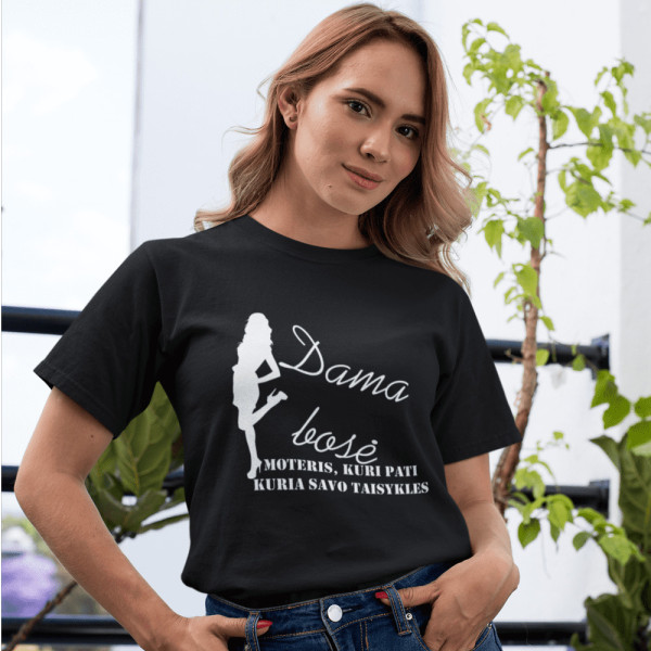 Marškinėliai "Dama bosė"