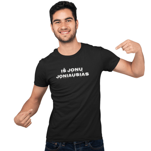 Marškinėliai "Iš Jonų Joniausias" Marškinėliai "Iš Jonų Joniausias"